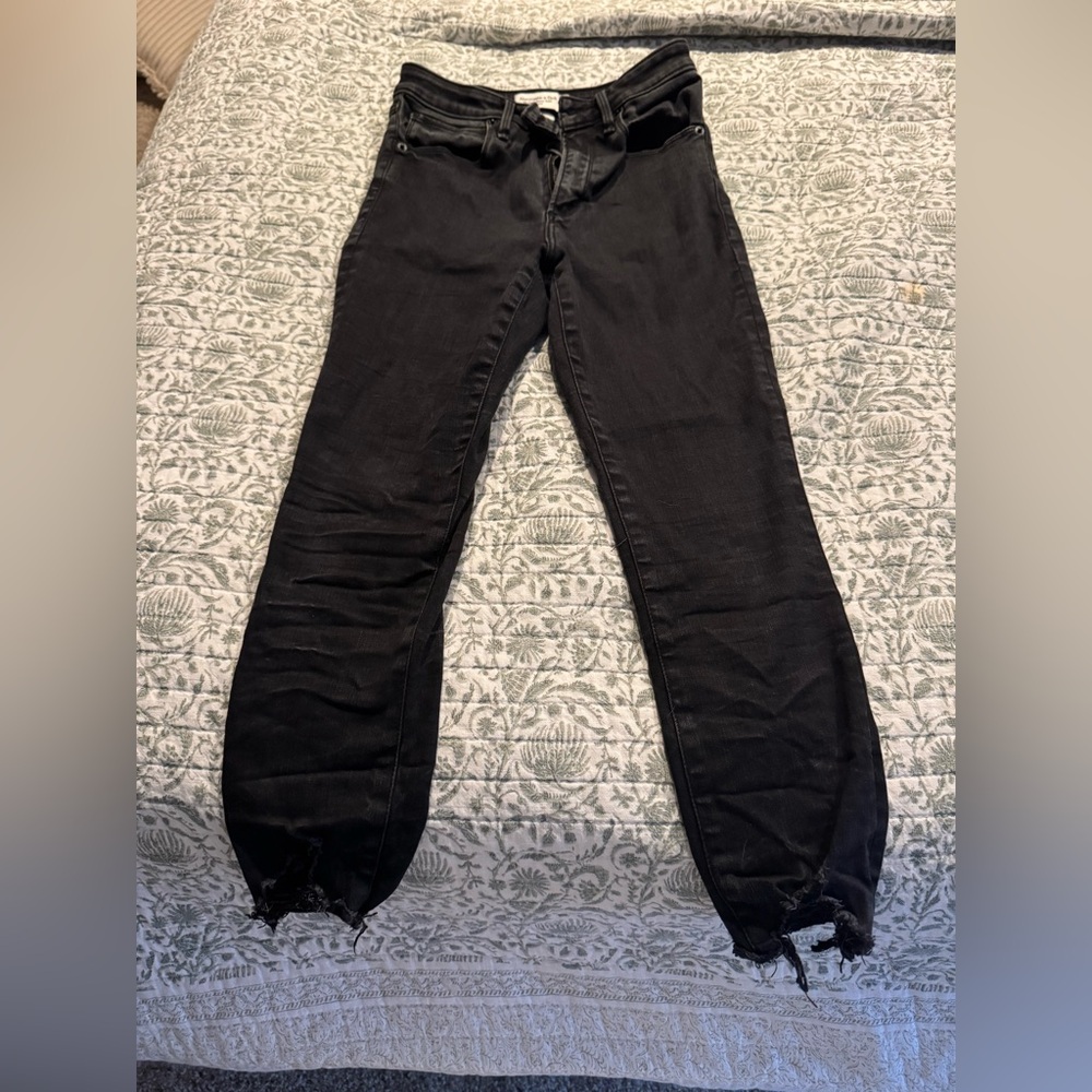 Abercrombie super skinny ankle high rise jeans